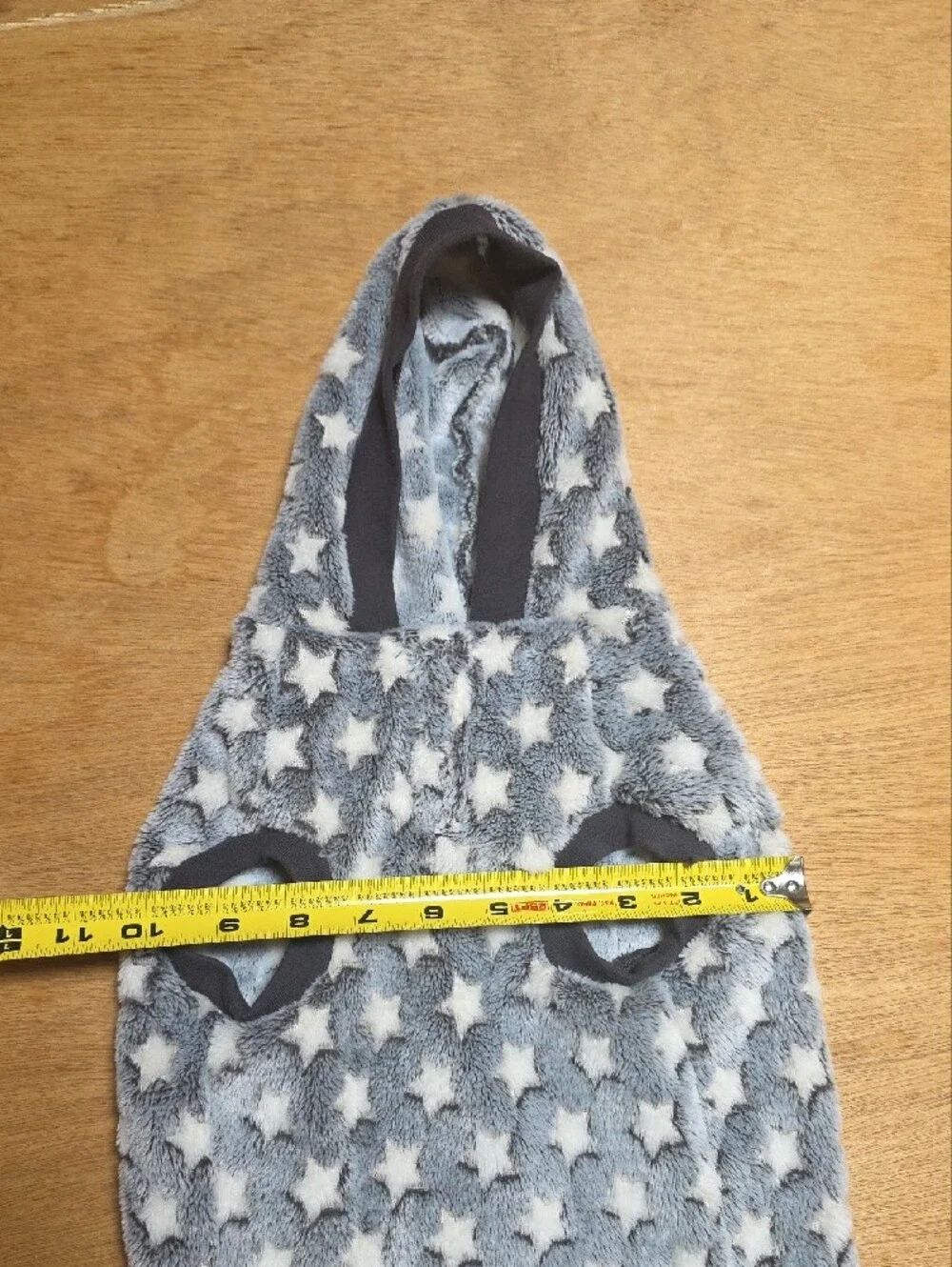 Top Paw Gray Star Fleece Dog Sweater-Medium
